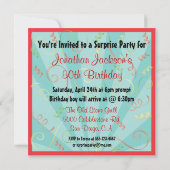 Houd het onder uw uitnodiging voor een Enterprise  (Achterkant)