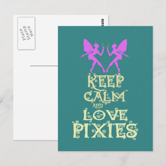 Houd het ontwerp van de stijlvolle en liefdesartik briefkaart (Voorkant / Achterkant)