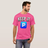 Houd het p-positiviteitscriterium voor spelers en  t-shirt (Voorkant volledig)