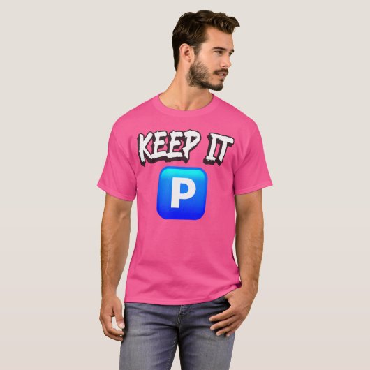 Houd het p-positiviteitscriterium voor spelers en  t-shirt (Voorkant volledig)