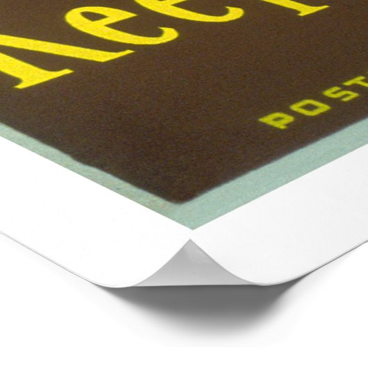 Houd het Park Schone 1938 WPA Poster (Hoek)