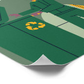 Houd het schoon, houd het comfortabel poster (Hoek)