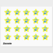 Houd het schoon ster sticker (Vel)