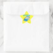Houd het schoon ster sticker (Tas)