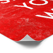 Houd het Show rustig aan uw werk Wiskunde leslokaa Poster (Hoek)