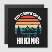 Houd het simpel en ga wandelen (Voorkant / Achterkant)