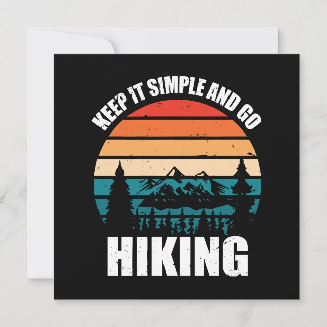 Houd het simpel en ga wandelen (Voorkant)