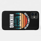 Houd het simpel en ga wandelen Case-Mate iPhone case (Achterkant (horizontaal))