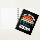 Houd het simpel en ga wandelen planner (Display)