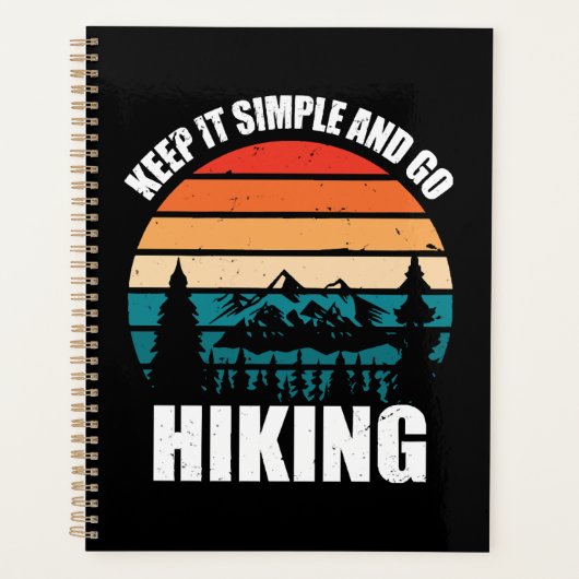 Houd het simpel en ga wandelen planner (Voorkant)