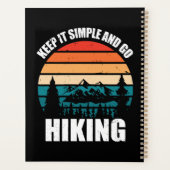 Houd het simpel en ga wandelen planner (Achterkant)
