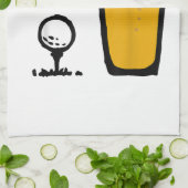 Houd Het Simpel Grappige Golf Bier Theedoek (Gevouwen)