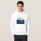 "Houd het simpel" Hoodie (Voorkant volledig)