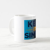 Houd het Simpel Koffiemok (Voorkant links)