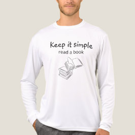 Houd het simpel: lees een boek Tri-Blend shirt