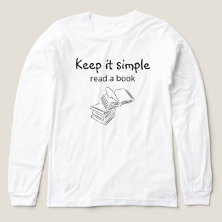 Houd het simpel: lees een boek Tri-Blend shirt