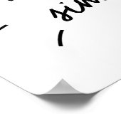 Houd het Simpel Motiverende & Inspirerende Spreuk Poster (Hoek)