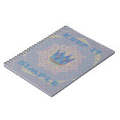Houd het Simpel: Pastel Koninklijke Clarity Patroo Notitieboek (Linkerzijde)