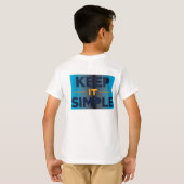 Houd het Simpel T-shirt (Achterkant volledig)