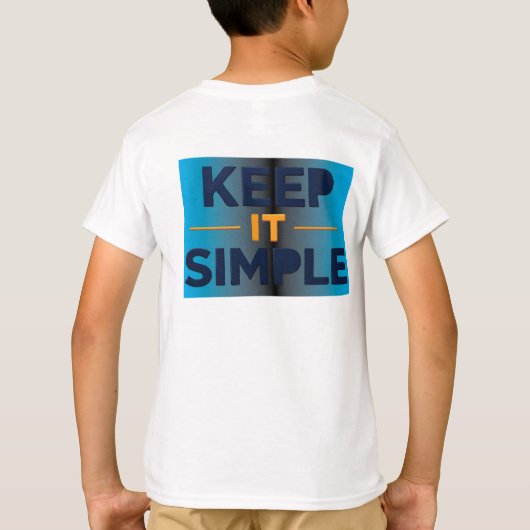 Houd het Simpel T-shirt (Achterkant)