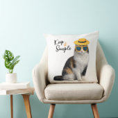 Houd het simpel Throw Kussen (Stoel)