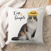 Houd het simpel Throw Kussen (Deken)