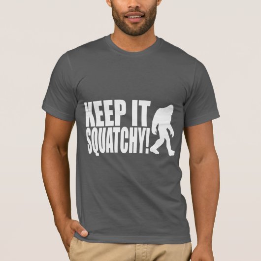 HOUD HET SQUATCHY! BIGFOOT VINDEN - CLASSIC BOBO T-SHIRT (Voorkant)