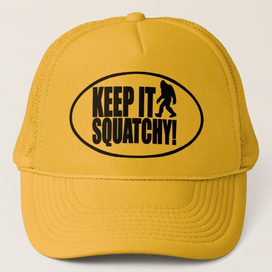 HOUD HET SQUATCHY! BIGFOOT VINDEN - CLASSIC BOBO TRUCKER PET (Voorkant)