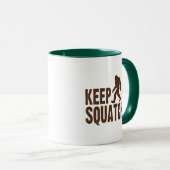 Houd het Squatchy koffie Mok (Voorkant rechts)