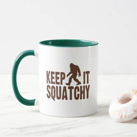 Houd het Squatchy koffie Mok (Met donut)
