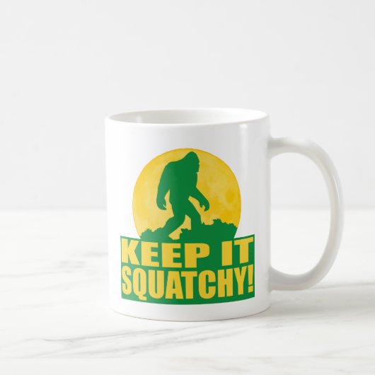 HOUD HET SQUATCHY! Speciaal BARK OP DE MOON-editie Koffiemok (Rechts)