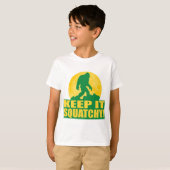 HOUD HET SQUATCHY! Speciaal BARK OP DE MOON-editie T-shirt (Voorkant volledig)