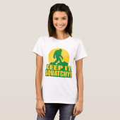 HOUD HET SQUATCHY! Speciaal BARK OP DE MOON-editie T-shirt (Voorkant volledig)