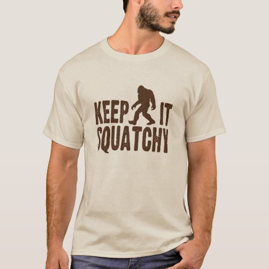 Houd het vierkant T-shirt (Voorkant)
