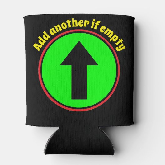 Houd het vol blikjeskoeler (Achterkant)