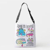 Houd het vreemd crossbody tas (Achterkant)