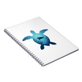 Houd het Zee plasticvrij Bewaar de Zeeen schildpad Notitieboek (Rechterzijde)