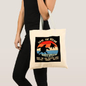 Houd het Zee vrij Recyclen de oceaan S Tote Bag (Voorkant (product))