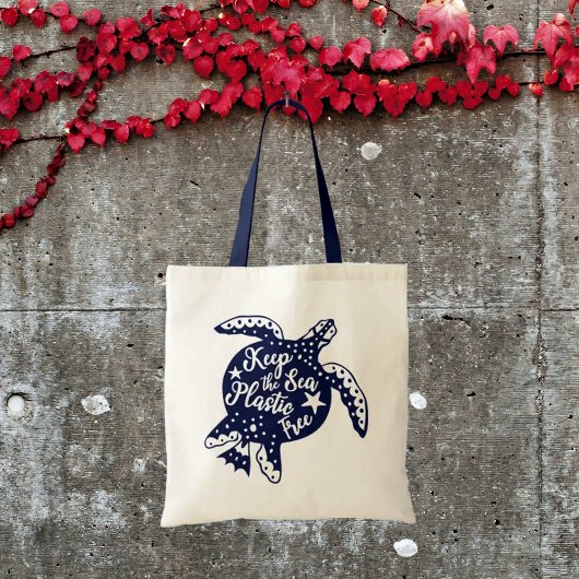 Houd het Zee vrij van plastic Tote Bag
