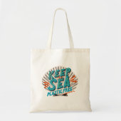 Houd het Zee vrij van plastic Tote Bag (Voorkant)