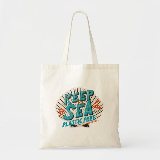 Houd het Zee vrij van plastic Tote Bag (Voorkant)
