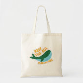 Houd het zee zonder plastic tote bag (Voorkant)