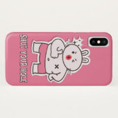 Houd Hoesje-Mate Barely daar iPhone X Hoesje dicht (Achterkant (horizontaal))