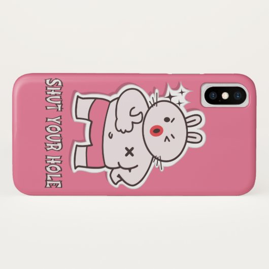 Houd Hoesje-Mate Barely daar iPhone X Hoesje dicht (Achterkant (horizontaal))