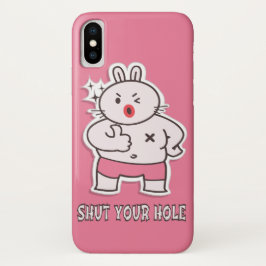 Houd Hoesje-Mate Barely daar iPhone X Hoesje dicht