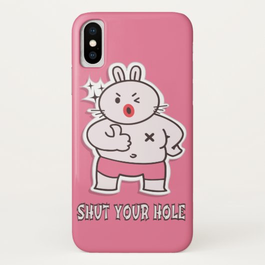 Houd Hoesje-Mate Barely daar iPhone X Hoesje dicht (Achterkant)