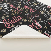 Houd hond warm schattig sherpa deken (3/4)