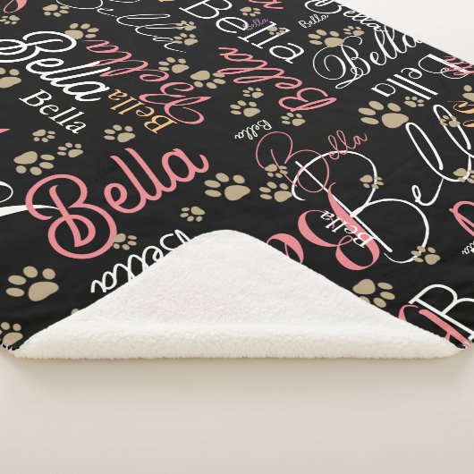 Houd hond warm schattig sherpa deken (3/4)