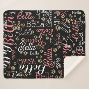 Houd hond warm schattig sherpa deken