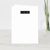 Houd hoop levend inspirerend poëzie folie wenskaart (Achterkant)